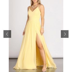 NWT Yellow Windsor Prom Dress